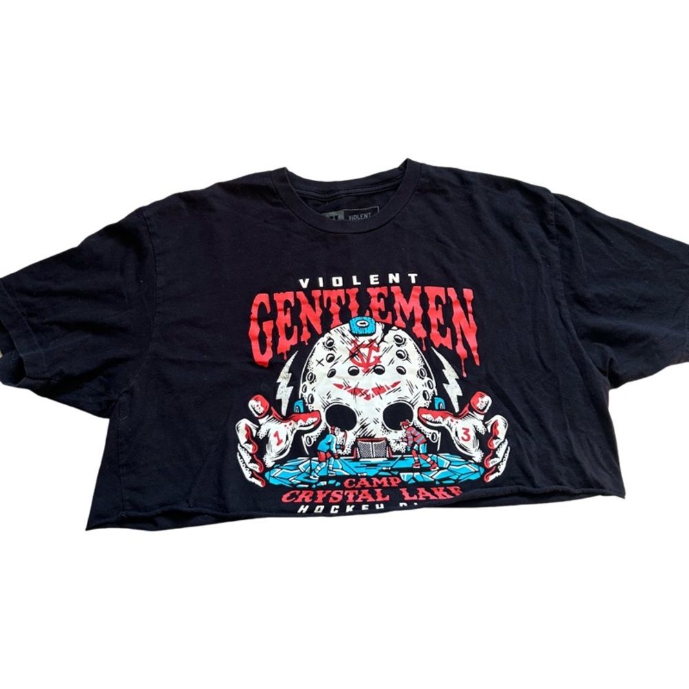 Friday the 13th Graphic crop top